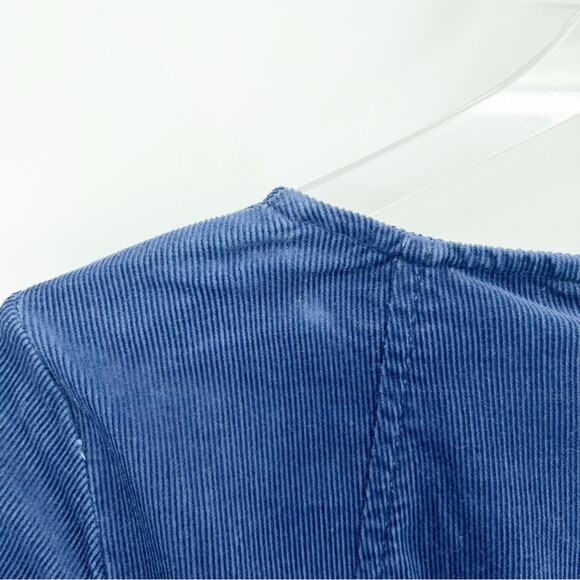 Boden Christina Corduroy Mini Dress 6 Blue - Picture 4 of 6